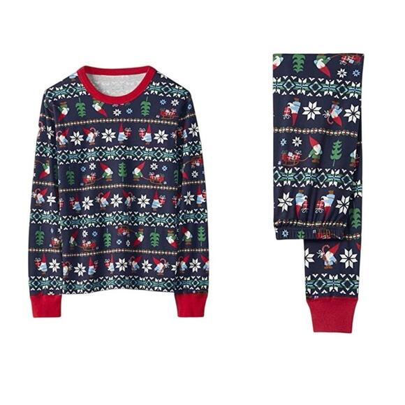 Hanna Andersson Gnome Sweet Gnome women’s XXL NWOT Christmas pajama set - Picture 1 of 13